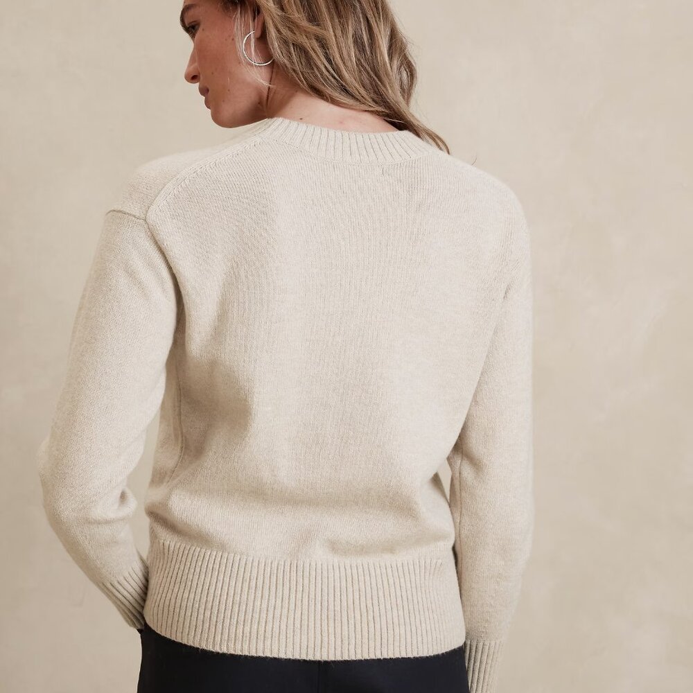 Banana Republic TRANSITION CREAM COVETED SWEATER/NWT/XL - Picture 2 of 13